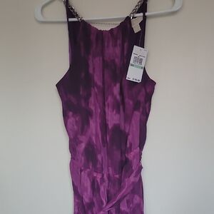 Michael Kors Halter Blouson Dress